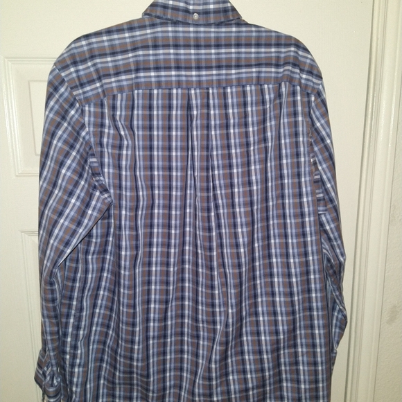 Duluth Trading Wrinkle Fighter Plaid Long Sleeve Button Down Shirt Men's Medium. - Picture 2 of 5